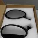 1 Pair Vintage Car Exterior Wide Vision and Anti-shake Side View Mirror, HD Glass Rear View, Driver/Passenger Side Replacement Economy Classic Universal