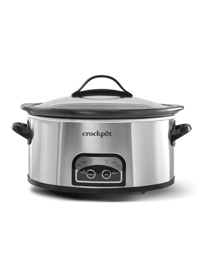 Crock-Pot Large 8-Quart Programmable Slow Cooker with Auto Warm Settings