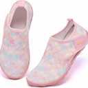 Racqua Girls Water Shoes Kids Barefoot Beach Swim Shoes Quick Dry Lightweight Boating Sport Pool Surfing Walking Aqua Shoes Little Kid Mermaid 12