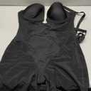 SHAPELLX Strapless Shapewear for Women Deep Plunge Corset Tummy Control Backless Bodysuit Mid Thigh Full Body Shaper (3X-Large, 01-black-standard Cup (B-d))