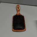 Wet Brush Paddle Hair Brush,Traditional Wood-Ultra-Soft IntelliFlexDetangling Bristles with AquaVentDesignForSpreading HairTreatmentsEvenly-Pain-Free Hair Brush For Women & Men,Shine Traditional Wood (1 Count (Pack of 1)