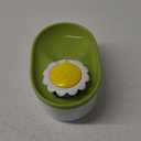 NPET Cat Water Fountain with Visible Water Level Window, White Grey 2L/ 67oz Automatic Pet Water Fountain with Quiet Pump, Dog Water Dispenser for Drinking (Green)