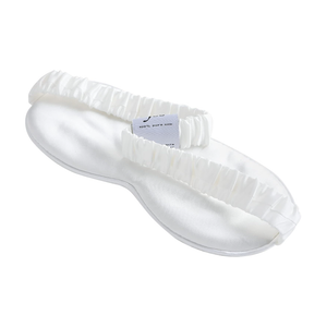 Silk Sleep Mask Light Blocking Luxury 100% Mulberry 19mm Silk Eye Mask Eye Cover Blindfold Ultra Soft Light & Comfy Anti Aging Skin Care with Travel Bag Gift Package 