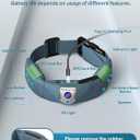 Wireless Dog Fence System, GPS Dog Fence Collar with 2K Camera, Live Video & Recording, Virtual Fence, GPS Tracker, Two-Way Audio, Waterproof, 5-Day Battery, for Medium & Large Dogs (Blue)