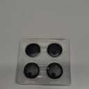 4 Pack Bluetooth Tracker, Works with Apple Find My (iOS Only, Not for Android), Smart Item Finder with Loud Sound, Key Finder Air Tracker Tags, Tracker Tag Locator for Keys, Luggage, Satchel (Black)