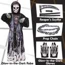 Halloween Costumes Scream Ghost Face Costume, Black (Large)