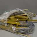 Metal Arch Backdrop Stand, Set of 3 (6/6.6/7.2 ft) Wedding Arched Frame with 12 Ground Nails, Stable Arched Background Stand for Wedding, Baby Shower, Birthday Party, Photography, Gold