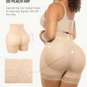 FeelinGirl Body Shaper for Women Butt Lifting Shapewear Tummy Control Panties with Hook Zipper Closure (Beige, S)