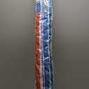 Blissun 7.2' Portable Beach Umbrella with Sand Anchor, Tilt Pole, Carry Bag, Air Vent, Rainbow Color