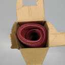 SHACOS Round Placemats Set of 4 for Dining Table 15 inch Round Braided Place Mats Washable Non Slip Kitchen Table Mats, Burgundy