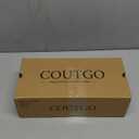 Coutgo Womens Mesh Ballet Flats Mary Jane Fishnet Ballerina Buckle Strap Comfortable Causal Dress Shoes.11