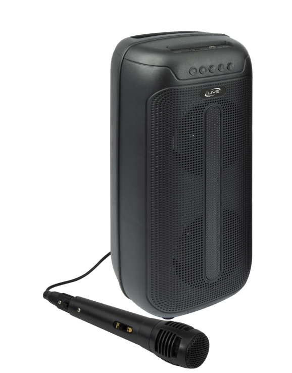iLive Jam Time Bluetooth Wireless Speaker System, ISB293B, Black