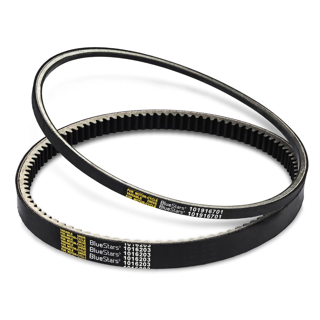 BlueStars 1016203 Drive Belt & 101916701 Starter Generator Belt Set - Compatible with Club Car 1992-Up DS and 2004-Up Precedent Gas Golf Carts