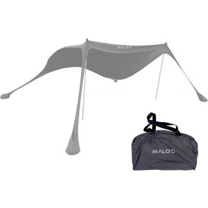 Malo'o DualShade 10x10 Beach Canopy & Vehicle Awning – Exclusive 2-in-1 Sun Shelter, SPF 50 Shade Tent, Car Camping Awning, Carry Bag Included