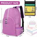 2 x Offstar Travel Backpack, Leisure Backpack, Simple Cute Backpack, Anime Theme Bag, Sports Backpack, Suitable for Lighter Days or Weekend Outings, Pink