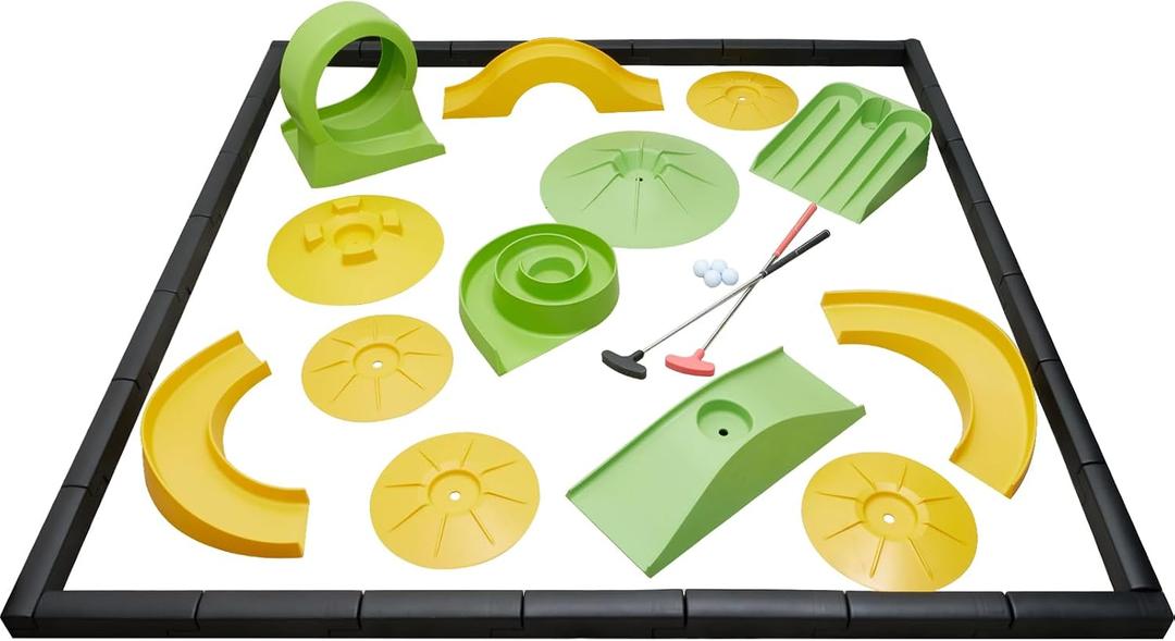 LulliSpace Putting Game - Mini Golf Obstacle, Putter for Home, Office, Outdoor Play - Suitable for Children, Teenagers, Adults