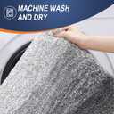 OLANLY Small Bathroom Rugs Mat 24x16, Extra Soft Absorbent Microfiber Bath Rugs, Rubber Backing, Quick Dry, Machine Washable Bath Mats for Bathroom Floor, Tub and Shower, Home Decor Accessories, Grey