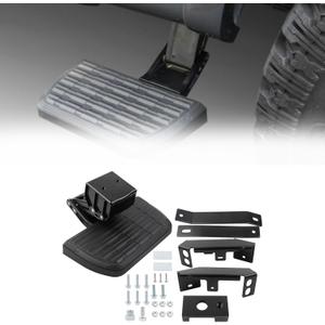Dasbecan Truck Side Step Retractable Step Compatible with 2017-2022 Ford F250 F350 Super Duty Folding Retractable Bed Step Replace# 75413-01A