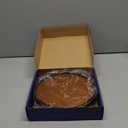 Farmhouse Oak 9" Lazy Susan Turntable Organizer for Cabinet, Round Wooden Lazy Susan Organization and Storage for Dining Table, Pantry, Kitchen, Countertop, Cupboard, Home Decor, Walnut Wood