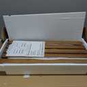 Gashell Wire Shelf Covers, Bamboo Wire Rack Covers for Pantry, Closet (5pcs, 26" W x 12" D)