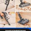 Proscenic Cordless Vacuum Cleaner,45Kpa 55Mins P11 Mopping Wet Dry Vacuum and Mop Combo All in one, Lightweight Stick Vacuum with LED Display, Long Runtime Ease of use for All Floors Pet Hair Carpet (Gray)