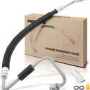 A-Premium Power Steering Pressure Hose Line Assembly Compatible with Chevrolet Silverado 2500 HD 3500 HD, 2011-2018 & GMC Sierra 2500 HD 3500 HD, 6.6L, with O-ring, Pump To Hydraulic Brake Booster