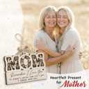 2 x Remember I Love You Mom Ornament 2026 - Mothers Day Birthday Gifts for Mom Stepmom Gigi Nana Grandma, Thank You Mother Gift from Daughter Son, Wooden Ornament for Hanging Decor