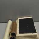 Made4Pets Small Cat Tree Tower, Cat Scratching Post 4-in-1 with Cat Self Groomer Brush, 20" Tall Natural Sisal Cat Scratcher, Soft Plush Cat Perch Bed with Dangling Ball for Indoor Kittens, Beige