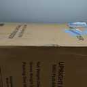 Maine Upright Freezer 3.6 Cu.Ft Mini Freezer with Reversible Stainless Steel Door Freestanding Compact Freezer with 3 Adjustable Thermostat, Small Freezer for Apartment Dorm (Silver)