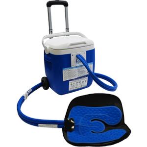 Polar Active Ice 3.0 Cold Therapy Ice Machine System w Programmable Timer, Shoulder Pad & Compression Wrap for Targeted Coverage, Lightweight 16qt Cooler, Quiet Pump, Cryotherapy Pain Relief Treatment