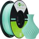 PLA Filament 1.75mm, 3D Printer Filament High Speed 30-300mm/s Dimensional Accuracy +/- 0.02mm, 1kg Spool (2.2lbs), Fit Most FDM 3D Printer, Soleyin by Creality Filament, PLA Light Green
