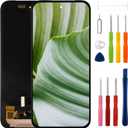OLED LCD Display Compatible with Google Pixel 9 Pro Fold GGH2X GC15S 6.3" Touch Screen Digitizer Assembly Replacement with Upgraded Repair Tools Kit-Black
