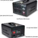 LVYUAN 3000 Watt Voltage Converter Transformer Heavy Duty Step Up/Down AC 110V/120V/220V/240V Power Converter with 2 US Outlets, 2 Universal Outlets, Resettable Circuit Breaker Protection