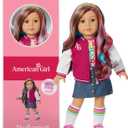 American Girl, Truly Me 18-inch Doll #101 with Gray Eyes, Wavy Caramel Hair, Light-to-Medium Skin, for Ages 6+