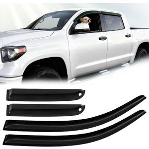 Window Visor Rain Guards for 2007-2021 Toyota Tundra Crewmax Cab