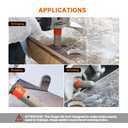 Diamond Finger Milling Bits,BRSCHNITT 4/5 Inch 20mm Dry Core Drill Bit with 5/8-11 Thread for Enlarging Shaping Existing Holes of Porcelain Tile Ceramic Marble Granite Countertop