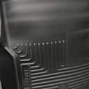 Husky Liners Weatherbeater Floor Mats | Fits 2018 - 2024 Toyota Camry (Front Wheel Drive only) Excludes Hybrid Models | Front & 2nd Row, 3-pc Black - 95731