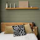 Black and White Striped Pillow Covers 22x22 Black and White Accent Abstract Pillow Covers for Couch Bedroom