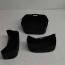 VOSAREA 3pcs Silicone Air Fryer Liner Nonstick Square Baking Basket for Grilling Frying