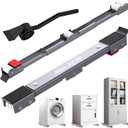 Appliance Rollers Heavy Duty,Max 36inch Extendable Appliance Sliders with Anti-Slip Column Feet & Lifter Lever Tool,Easily Move Washer,Dryer Machines,Furniture, Refrigerators Base Stand Up to 1322Lbs