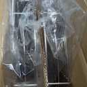 VEVOR 28" Kidney Shaped Chrome Corner Organizer, 360 Rotatable Kitchen Base Cabinet Blind Corner, 2 Tier Height Adjustable Storage Rack, Carbon Steel Lazy Susan Replacement Shelf for Cabinet Corner