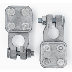 1 Pair, Three-Way Military Battery Terminal Connectors, Heavy Duty Truck Battery Terminal Connector. Top Post Marine Battery Terminals, Battery Cable Ends Clamp Set, Battery Connectors by KeeRoarin