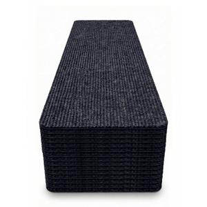 8x30 Dark Grey Carpet Stair Treads Pack of 15 with Stickers for Easy Peeling - Self-Adhesive Peel and Stick Carpet for Stairs - Works with Most Subfloor Types - Dark Gray Stair Treads