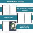 Planner 2026-2027 - Academic Planner 2026-2027, Weekly and Monthly, Jul 2026 - Jun 2027, 26-27 Planner 6.3 8.4, Notes, Thick Paper, Back Pocket, Twin-wire Binding