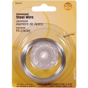 The Hillman Group 123117 28 Gauge Galvanized Display Package, 100-Feet, 1-Pack