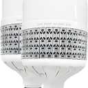 50W High Power LED Bulb, Daylight White 6500k LED Light Bulbs, 450W-500W Light Bulb Equivalent, E26 Medium Base High Watt Commercial Bulbs for Garage Warehouse Workshop Office, 2 Pack