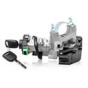 Ignition Assembly - Ignition Lock Cylinder & Housing with 2 Keys (with Chip) Compatible with Honda Civic 1.3L 2003-2005, Honda Civic 1.7L 2001-2005 Ignition Switch Lock Cylinder