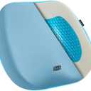 Skechers Seat Cushion Premium Gel & Memory Foam-Office Chair Cushion for Tailbone Pain Relief,Butt Pillow for Office Chair,Car seat Cushion,Long Sitting Office Workers,and Car Drivers,Blue