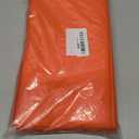 12 Pack Plastic Table Cloth Rectangle 54 x 108 inch Plastic Tablecloth Disposable Rectangle Leakproof for Parties, Picnic, Camping, Birthday, Weeding (Orange)