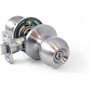 Lewis Hyman 1731100 Atlas Ball Entry Door Knob, Antique Brass